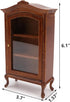 1:12 Dollhouse Furniture Display Shelf Scale Miniature Bookshelf Cabinet Decoration Classic Wooden Storage for Mini