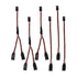 6 PCS JST Y Connector, 3 Pin JST Plug Splitters, Servo Male to Female Y Wire Cable for RC Airplanes and Cars