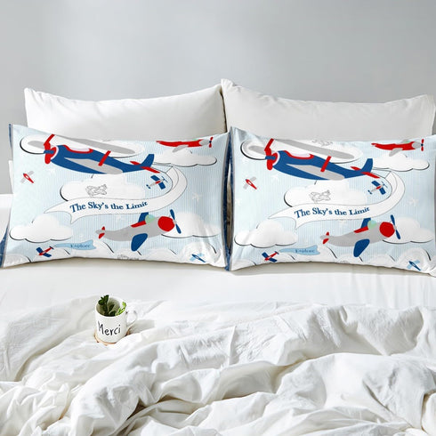 Set Set, Set 1 Erosebridal Helicopter Comforter Baby Nursery Toddler Bedding for Boys Airplane Twin Bed Comforter