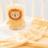 Baby Blanket, Foldable Lion Shape Plush Blanket, Super Soft Warm Breathable Receiving Blankets Newborn Nursery Swaddle