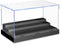 KKU Display Case for Minifigure Action Figures Blocks, Acrylic Storage Box with 3 Movable Steps