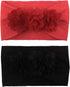 WZT Stretchy Knot Nylon Baby Headbands for Newborn Girls, Infant Toddlers, Kids Bows, Child Hair Accessories