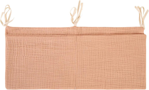 Tizuqe 2 Nursery Bedside Hanging Storage Bag for Baby Pockets Crib Organizes Diaper & Toy Storage Solution Space Saving