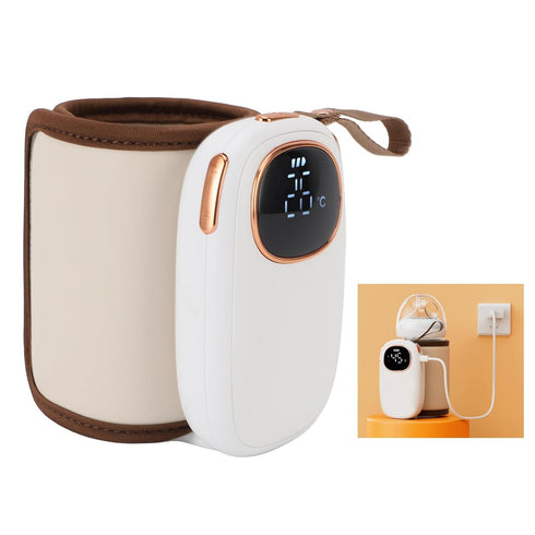 Luocute Fast Bottle Warmers with Thermostat Function, USB Bottle Warmer Sleeve for Travel, Portable Car Bottle Warmer