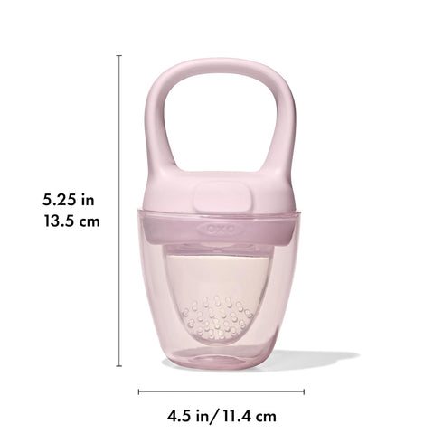 2 Pack OXO Tot Silicone Self-Feeder - Opal and Blossom