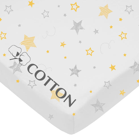 100% Pack 39" 27" Pack American Baby Company Natural Cotton Fitted and Play Sheet x - Soft & Breathable N Play Sheet
