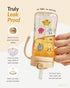 100% 9oz MOYUUM Leak Proof Sippy Cup with Handle | Made in Korea, BPA Free PPSU, Magic No Spill Straw Cup with Attached