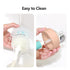 0M+ (2 Pack, 3 Yooforea Silicone Coated Glass Baby Bottle, Slow Flow Nipple I Anti-Colic, Wide Neck, Stable Base I
