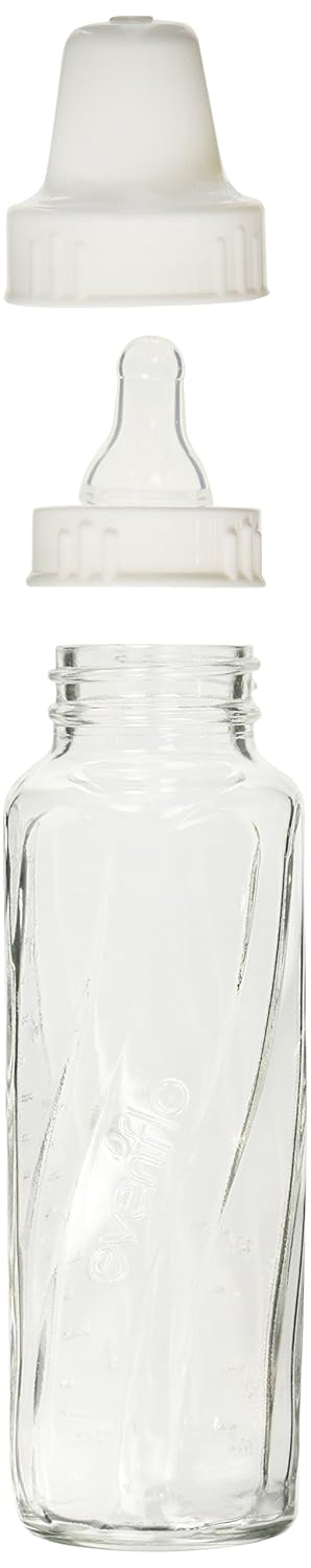 3 Pack 8-Ounce 2 Packs 3 Evenflo Classic Glass Bottle, - of Bottles