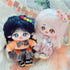 niannyyhouse 20cm Plush Doll Clothes Set, Hairpin, Shirt, Skirt, JK Uniform, 8in Soft Stuffed Toy Accessories (Pink)