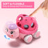 6-12 12-18 1 4 Pack 1-3 1yr 2yr Baby Car Toys for Months Year Old Girls- Rattle Push N Go Cars for Toddlers Years