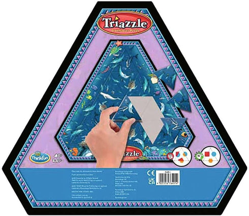 Think Fun Triazzle Picture-Matching Brainteaser Puzzle (Dolphins) for Ages 8 and Up (76491)