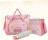 Set Mummy Large Capacity Diaper Bag with Changing Pad Shoulder Strap and Stylish Design for Moms The Car Pattern Bag
