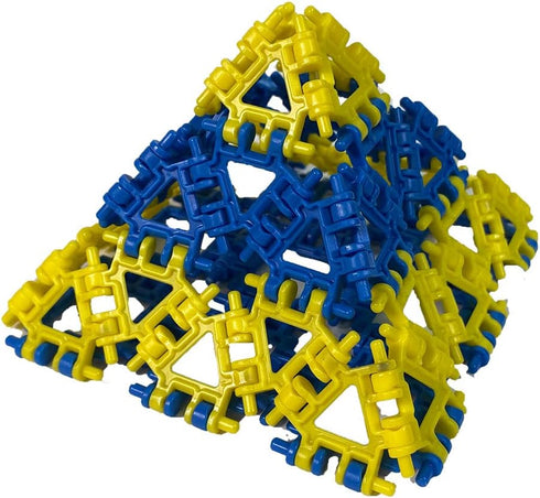 That Hinge Toy 82 Piece Set, Green + Orange Animal + More STEM Construction Toy Building