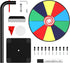 12 Inch Facilife Spinning Wheel - Color Prize Wheel with Stand, Table Spinner for Trade Shows, Carnivals & Home Games