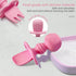 Silikong Silicone Utensils, Baby Fork and Spoon Set for Training, Ages 6 Months (Pink)