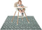 Joyo roy 135x140 cm Baby Floor Mat, Splat Mat High Chair Waterproof Play Mat for Toddlers, Dining Table High Chair Mat