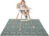 Joyo roy 135x140 cm Baby Floor Mat, Splat Mat High Chair Waterproof Play Mat for Toddlers, Dining Table High Chair Mat