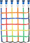 Gentle Booms Sports Climbing Cargo Net for Kids, 3.8X4.4ft with 7.1 X 7.1 inches Small Grid for Ninja Warrior Course