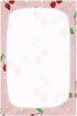 YEGAME 52 28 Inch Cherry Fitted Crib Sheets for Unisex Baby, Soft and Breathable Portable Mini Stretchy Crib Sheet