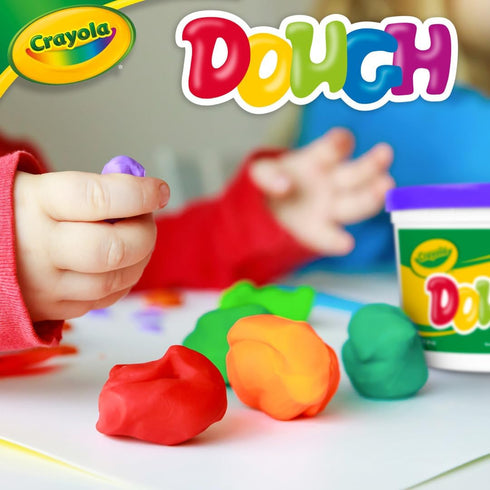 Crayola Dough - Purple 3lb Bulk Modeling Dough for Kids, Resealable Tub, Ages 3+