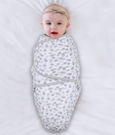 The Peanutshell Baby Swaddle Blankets, 3 Pack Wrap Set for Boys or Girls, Grey Safari Animals & Stars (Medium/Large)