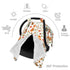KiuLoam Woodland Animals Baby Car Seat Canopy, Nursing Cover for Mom Breastfeeding Scarf, Infant Car Seat
