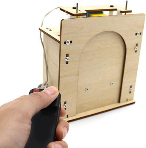 DIY Wooden Elevator Door Kit for Children - Science Educational Develop Toy Assembly