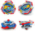 Konikiwa B-193 Bey Battling String Launcher, Ultimate Valkyrie Burst Set, Left and Right Spin DB Launcher, Blue