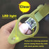 Nail Clippers with Fold-Away Magnifier and LED Light, Lighted Nail Clipper for Elderly Seniors Pets and Baby