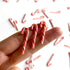 Aorvoras Miniature Candy Canes, Peppermint Embellishments, Non-Edible Tiny Mini Small Christmas Craft, Dollhouse