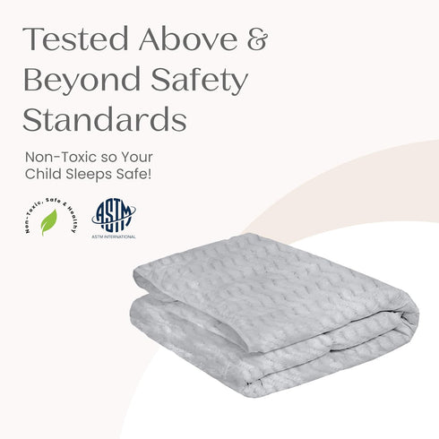 Grey Wavy Plush Changing Pad Cover by Delta Children
