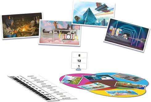 Venn Board Game | Family Game for 2+ Players | Cooperative & Competitive Gameplay Variations | Creative Word Association Game Featuring Unique Gameplay & Custom Artwork | Ages 10+