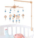 BlueMello Starry Night Baby Mobile Toy and Mobile Arm Holder 2 in