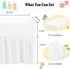 2 Pack Set, 28" 52" 14" Horbaunal Crib Skirt & Crib Bed Sheet White Crib Bed Skirt x with Drop Dust Ruffle, Soft