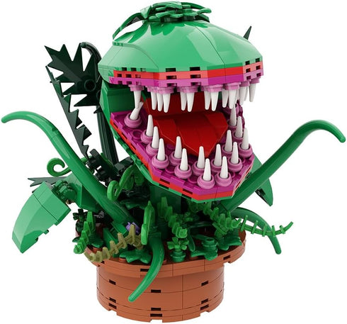 Audrey 2 Piranha Plant Building Toys, Compatible with Lego, Little Shop of Horrors Cannibal Flowers for Ages 8+