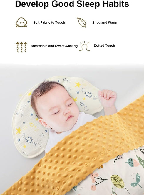 Soft Baby Blanket Minky 30" * 43" with Dotted Backing, Ocean Creatures Newborn Nursery Swaddling for Toddler