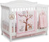 4 Set 100% Set Set EVERYDAY KIDS Piece Girls Crib Bedding - Owls - Soft Cotton Percale - Includes Quilt, Fitted Sheet