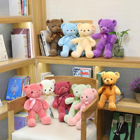 13.5inch Pink Teddy Bear Stuffed Animal, Soft Plush Bear, Gifts for Kids Baby Toddlers, Valentine's Day, Baby Shower