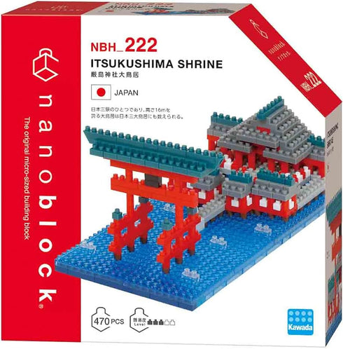 nanoblock World Famous Buildings - Itsukushima Shrine Building Kit from Sights to See Series