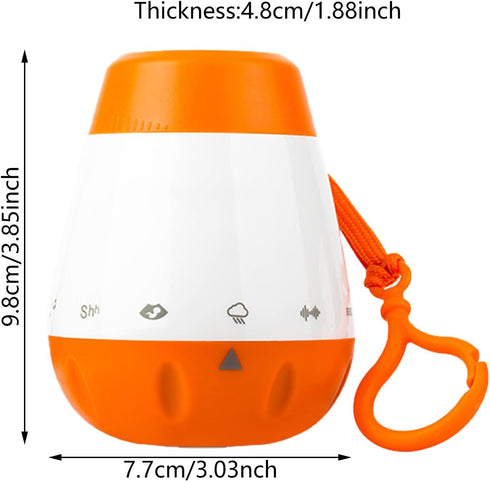 GORBUS Infants Sleep Helper Baby White Noise Sound Machine Sound Generator for Toddler Relax Toy Soother Travel
