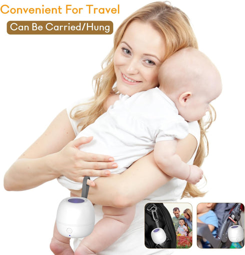 StarWin Pacifier Sanitizer Portable, UV Pacifier Case On The Go, Newborn Pacifier Holder Mini Storage Case for Travel