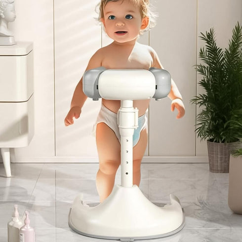 YUSHTPO 6 Portable Baby Bath Adjustable Infant Shower Stand Foldable