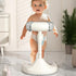 YUSHTPO 6 Portable Baby Bath Adjustable Infant Shower Stand Foldable
