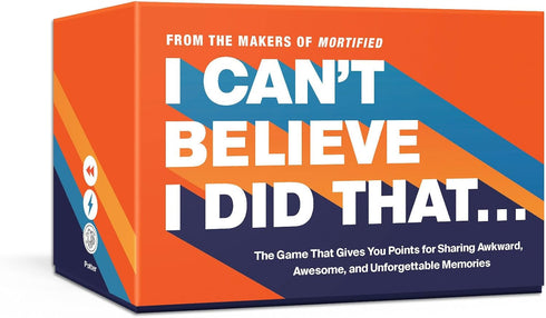 Card Games: Clarkson Potter I Can't Believe I Did That - The Game for Sharing Awkward, Awesome Memories