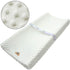 2 Pack 2 Pack) BlueSnail Ultra Soft Minky Dot Changing Pad Cover (Gray+White