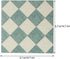 Toyvian Dollhouse Mosaic Floor Tile Miniature Kitchen Bathroom Flooring Wallpaper for Doll House Decorations
