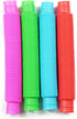 Pop Tubes Sensory Toys, Fidget Toys for Kids and Adults, Multi-Color Pop Tubes (4 Pack)