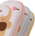 Lurrose 3PCS Baby Bath Sponge, Cartoon Elephant Soft Cotton Scrubber for Toddler Infant, Mixed Color