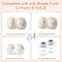 Goktvai 4pcs 4pcs E10/S1/S1 Replacement Valves & Spout Caps for eufy Wearable Breast Pump Pro, Soft Silicone Duckbill